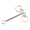 Vintage Breast Stimulator Enjoyment Lightweight Metal Peach Heart Shape Nipple Clitoral Clip for Couple