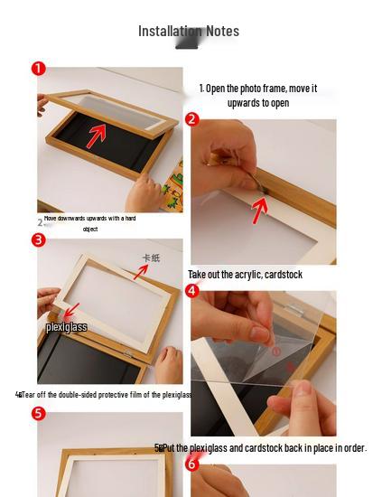 Kids' Artwork Display Frame: Magnetic, Easel-Mount for A4/A3 Paintings