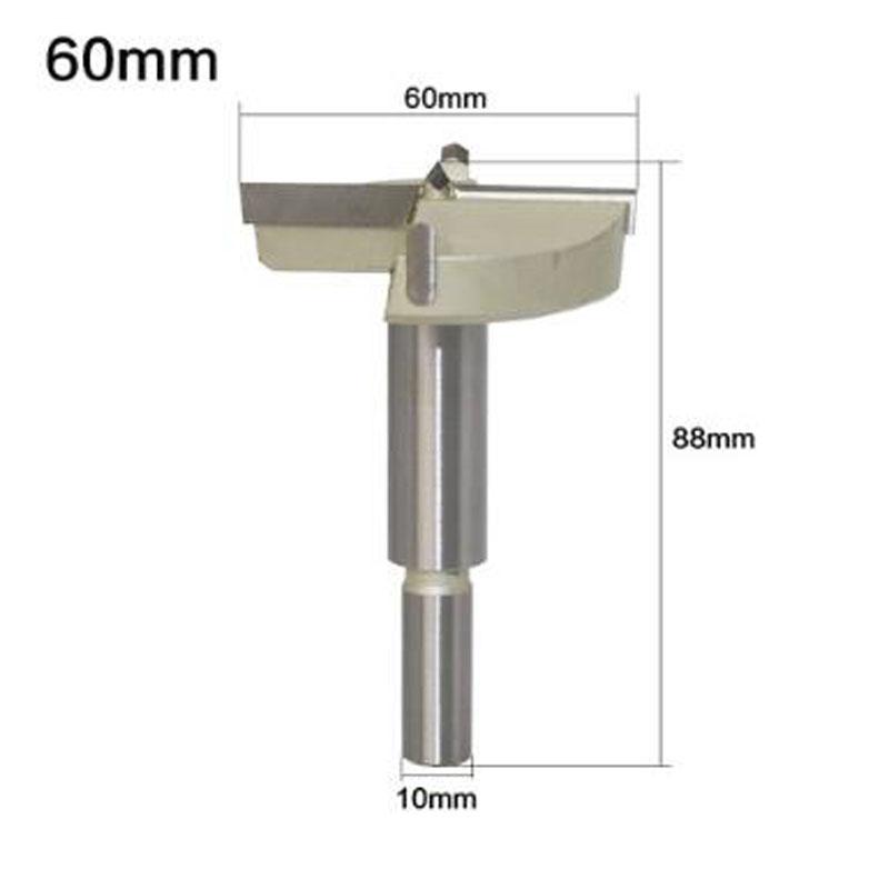 

1 шт. 15 мм-60 мм советы Форстнера деревообрабатывающие инструменты кольцевая пила резак шарнир расточные сверла круглый хвостовик резак из карбида вольфрама 60mm серый