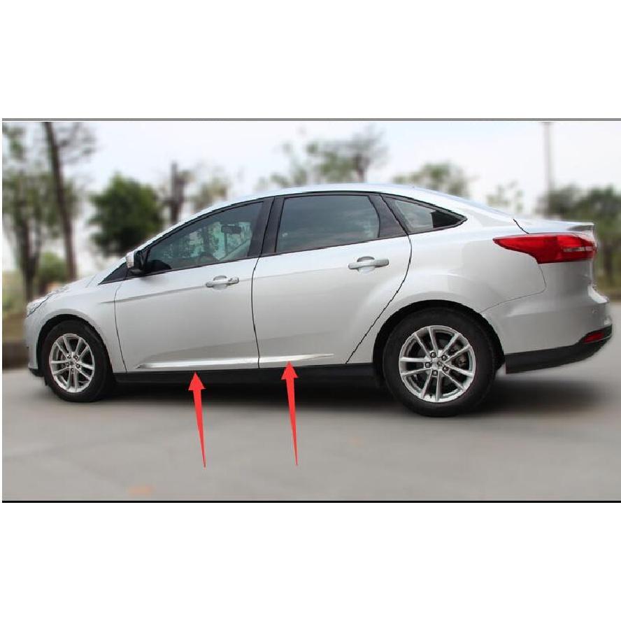 

Высококачественная нержавеющая сталь Украшение двери автомобиля яркая полоса для Ford Focus 2012- 2018 Дверь кузова автомобиля