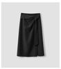 Elegant & Versatile Irregular Slit Midi Skirt for Women - Spring/Summer 2025