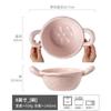Retro Binaural Ceramic Bowl, Noodle Bowl, Yogurt Bowl, Binaural Bowl, Round Vegetable Bowl, Soup Bowl, Japanese-Style Bowl, Tableware, Kiln Change
