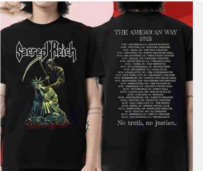 Sacred Reich The American Way 2025 Tour T-shirt.