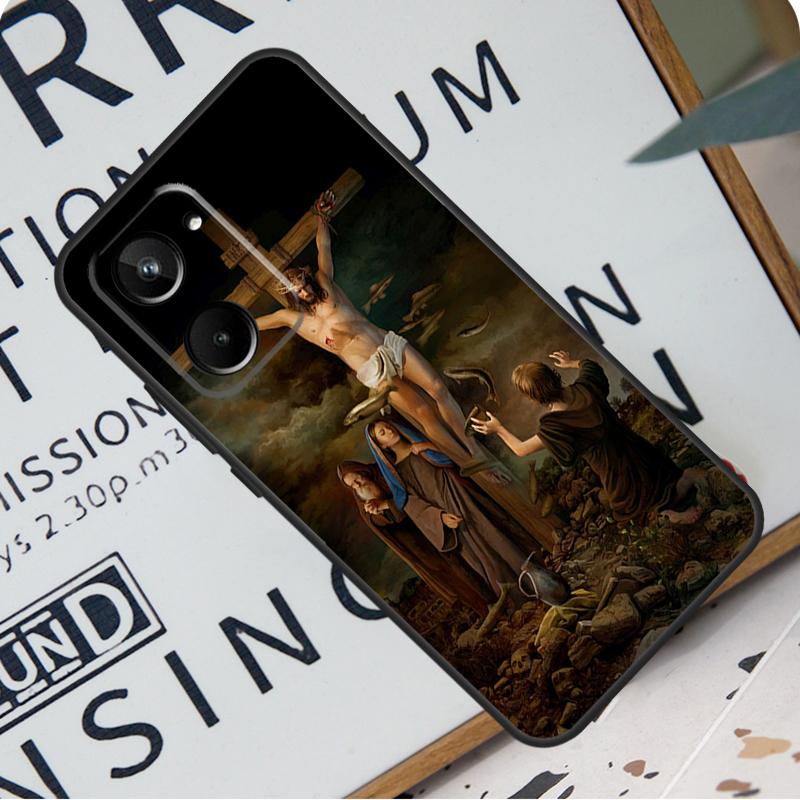 Christian Jesus For Realme C55 C53 C67 GT Neo 5 6 9 10 11 12 Pro Plus C11 C25 C21Y C30 C31 C33 C35 C51 Case