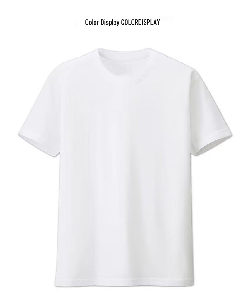 

Унисекс Тяжелая хлопковая футболка с коротким рукавом - Однотонная, Летний белый или Чисто черный L (suggested 110-125 jin)