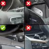 For Seat Leon Fr MK3 MK4 5F ST Cupra Ateca Alhambra Arona Ateca Ibiza 6P Carbon Fiber ABS Steering Wheel Paddle Shifter Sticker
