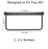 Aluminium Schuhregal Wohnmobil Schuh Organizer Stabil Und Robust Einfache Montage Faltbares Design Organisierter Wohnraum