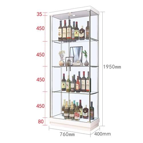 Liquor Wall Wine Cabinets Display Glass Modern Home Wine Cabinets Living Room Storage Meuble Vin European Furniture QF50JG
