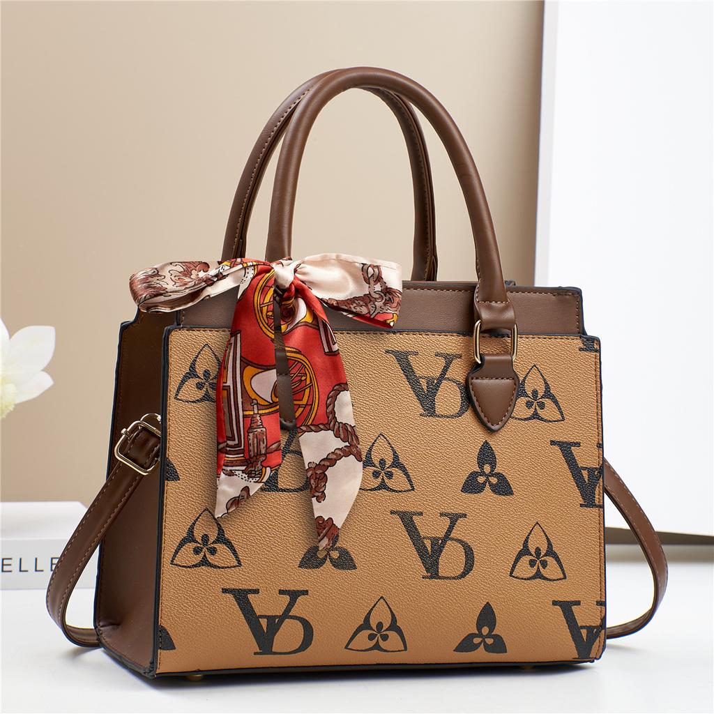 Women Luxury Design Tote Bag Large Capacity Ladies Handbag Fashion Printing Shoulder Bag Trendy New Ladies Shopping Bag