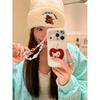 Playful Cartoon Red Apple Dog iPhone Case for 7 Pro Max/6 Pro