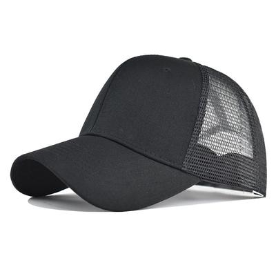 2020 Foreign Trade Classic Cotton Mesh Cap, Simple Cotton Breathable Baseball Cap Light Board Cap