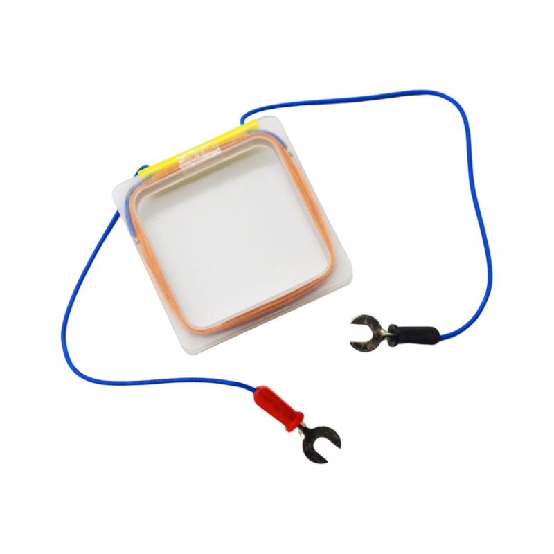 Electromagnetic Copper Coil Square Shape Wire Coil Electromagnetism Demonstration Supplies Physics Teaching Aid For Lab