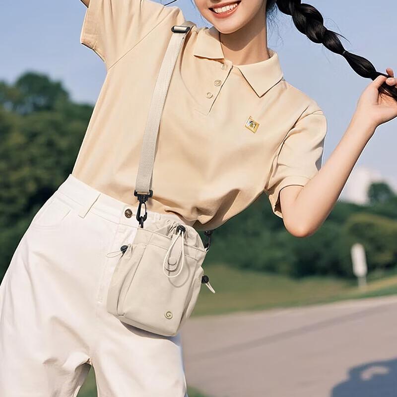 GOLF Crossbody Bag, Casual Shoulder Bag, Sport Bag, Water-Resistant Drawstring Bag