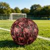 1pc Leopard Roses Theme Soccer Ball Football, Size 5, Lightweight PVC, Outdoor Training Soccer Ball,Sports Gift T61456