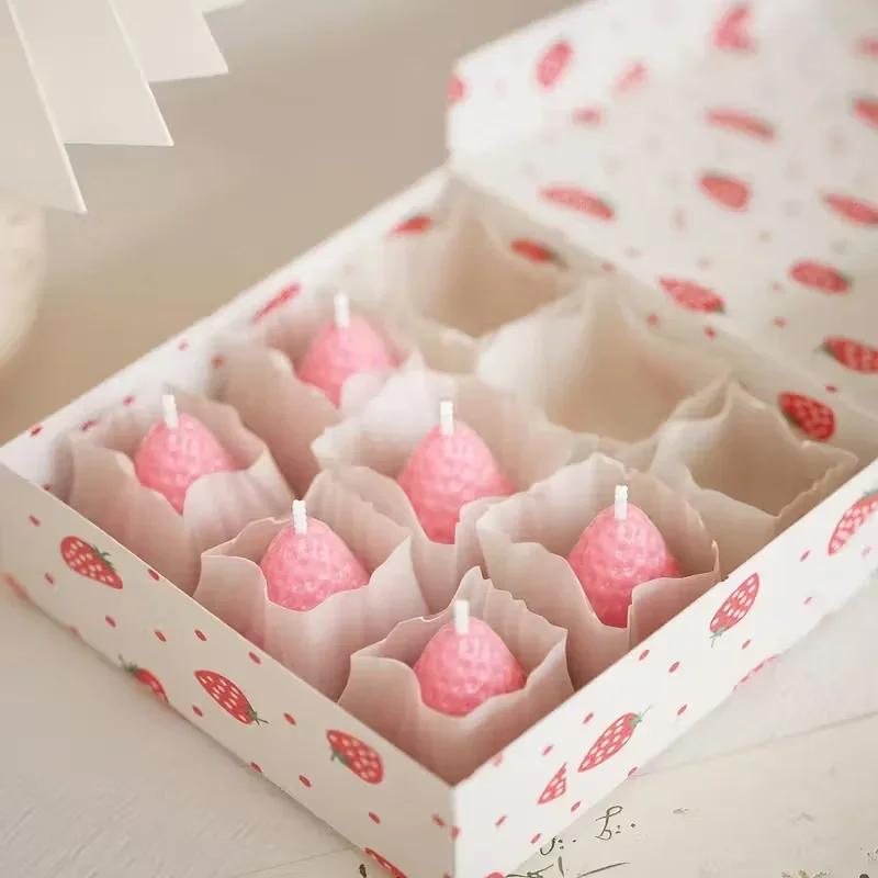 Strawberry Silicone Candle Mold for DIY Aromatherapy Resin Crafts 2026 Latest Models Valentine Wedding Birthday Gift Making