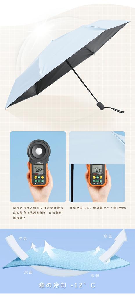 Compact folding umbrella one-touch automatic opening lightweight 220g suitable both sunny rainy weather complete blackout unisex ultra-lightweight UV