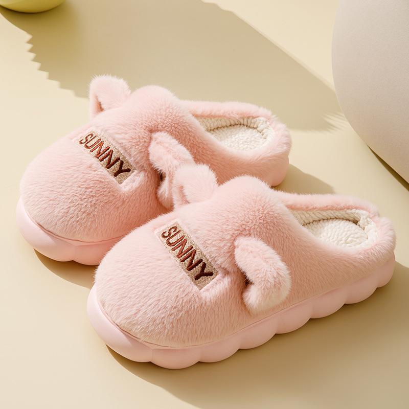Cartoon Baumwollschuhe Herbst und Winter Freizeit Indoor Zuhause Samt Dicke Sohle Warme Baumwollpantoffeln EVA-Sohle