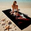 Man Stylish Digital Printing Beach Towel Quick Drying Absorbent Blanket For Beach Pool Gym Travel Christmas Gift C921151