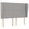 VidaXL Headboard with Ears Light Grey 147x23x118-128 Cm Fabric3117814