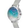 Authorized Distributor [OLIVIA BURTON] Olivia Burton Watch Ladies OB16US63 Under the Sea Midi Wishing Waves Blue Mother of Pearl & Silver Mesh