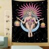 Indian girl tapestry mandala bohemian decoration lace hippie witchcraft divination custom your pattern