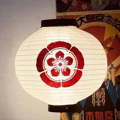 Japanese cloth Lantern Waterproof New Round 30x30CM Hanging Outside Sushi Shop Restaurant Decor flag Ornament Multi Patterns