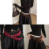 Vintage Style Pu Leather Belt For Women With Alloy Pin Buckle Suitable For Office Wear