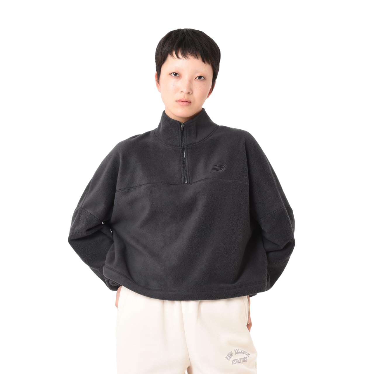 

Polar Fleece Half Zip BK [New Balance] Women s (WT43529) (Black)