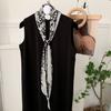 Scarf  for Women Versatile Neck Flower Scarf Versatile Striped Headband Hairband Scarf