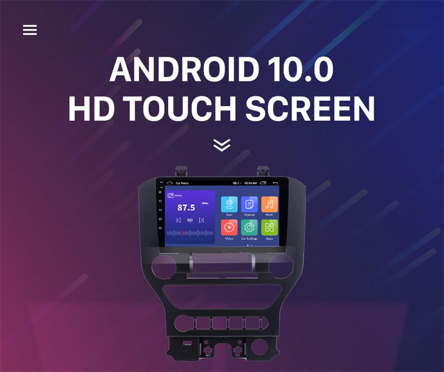 Ford Mustang 15-17 Car Radio - 9" Android 10.0 LHD