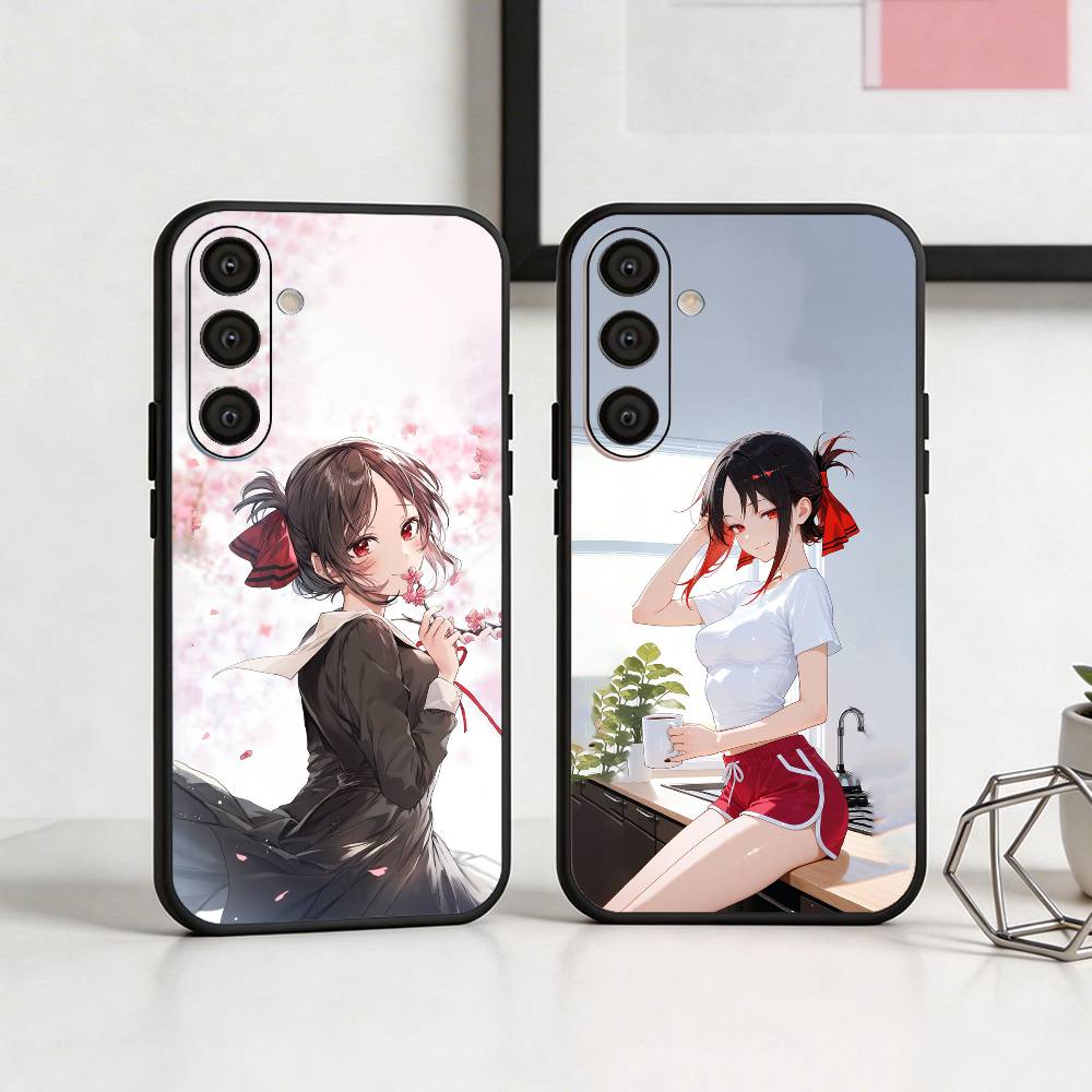 S-Shinomiya K-Kaguya Phone Case For Samsung A73,72,71,A52,51,40,41,A22,A32,31,A13, Soft Black Shell