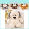 Lovable Stuffed Dog Toy Plush And Fuzzy Long Hair For Comforting Embrace At Night