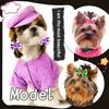 20/30pcs Dog Grooming Bows Mix Plaid Dot Cat Dog Hair Bows Dog Hair Rubber Bands Small Dog Grooming Accessories Pet Supplier