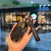 Suede Car Key Case Cover Protector Shell For Mercedes Benz C CLE E GLC S Class W206 X254 W214 W223 Remote Fob Shell Case HO1