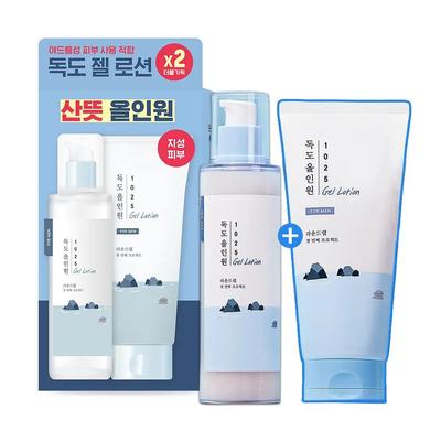 [Ölkontrolle für fettige Haut] For Men 1025 Dokdo All-in-One Gel-Lotion 200ml + 200ml Set