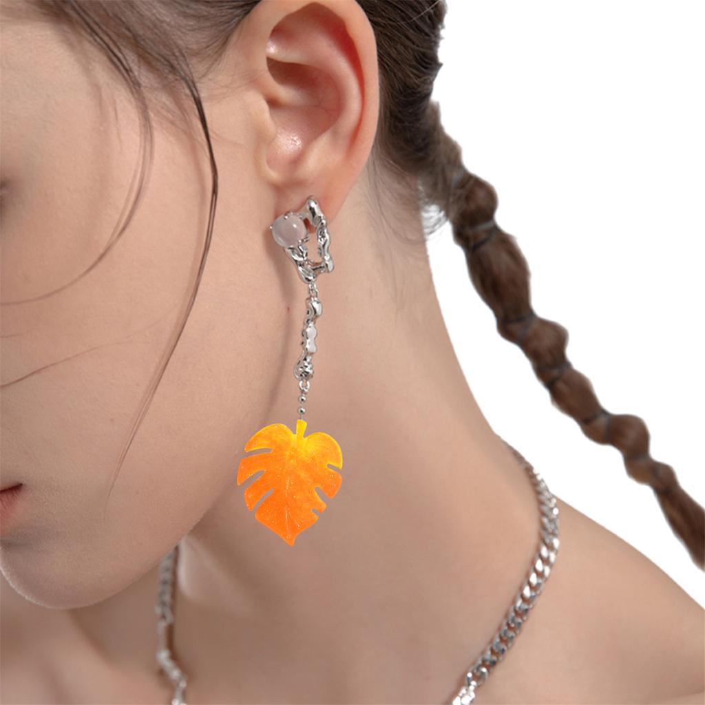 Silicone Pendant Mold Earring Molds Maple Leaf Shape Jewelry Molds Silicone Texture Present for Jewelry Enthusiasts