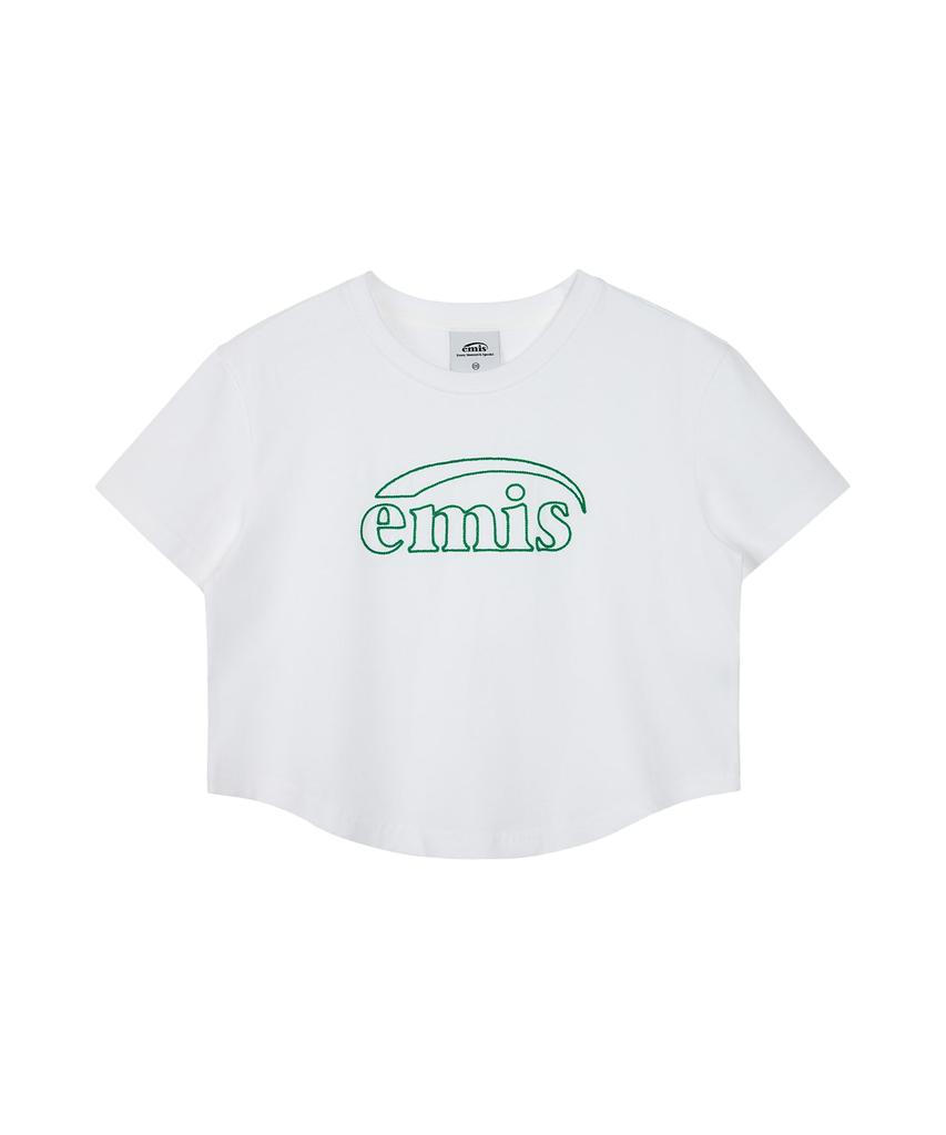 Imiseu (Womens) Chain Stitch T-Shirt-White