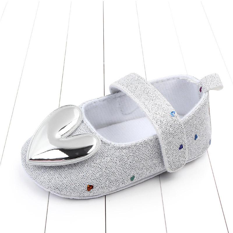 Shiny Baby Princess Shoes Baby Shoes Soft-soled Non-slip Single Shoes 0-1 Year Old Spring and Autumn