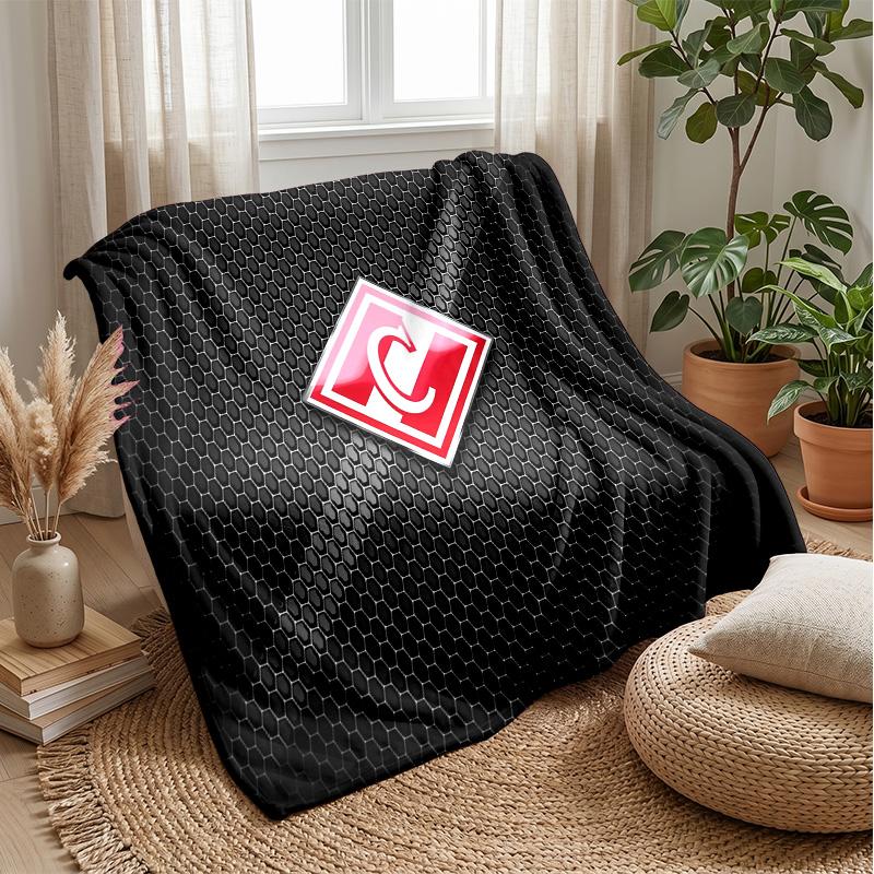 Spartak Moscow Theme blanket Soft Flannel Fleece Blanket Warm Lightweight Throw Blanket for Home Sofa Bed