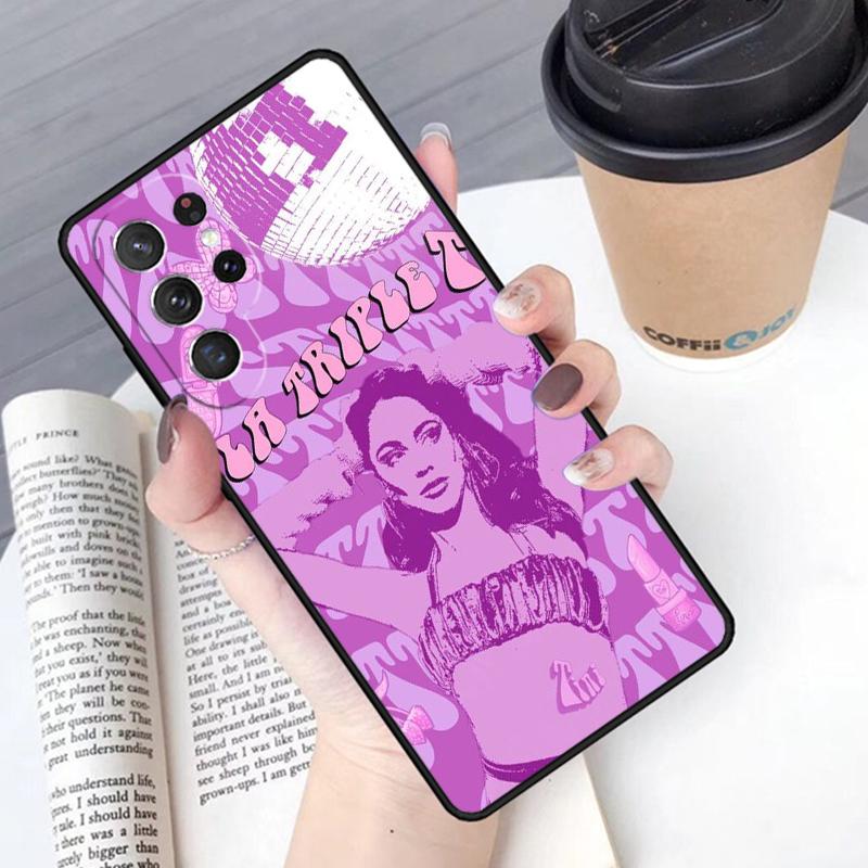 Tini Stoessel Phone Case Cover For Samsung Galaxy S24 S25 Ultra S21 S22 Ultra S10E Note 10 Plus Note 20 FE S23