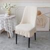 Jacquard Chair Cover for Dining Room Wedding Banquet Stretchy Water Repellent Chair Protector Chair Slipcover Fundas Para Sillas