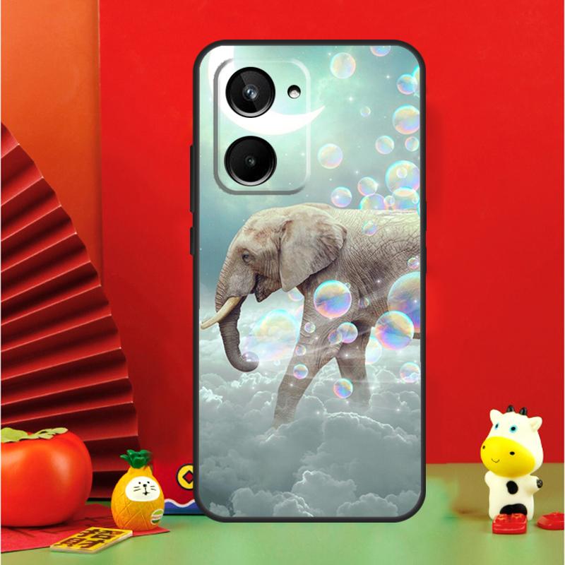 Elephants Colored For Realme 15 Pro GT7 GT6 10 11 12 13 14 Pro Plus C65 C67 C63 C61 C55 C51 C53 C35 C75 Case