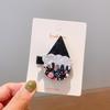 Handmade Halloween Hair Clips for Kids: Pumpkin, Ghost, Black Bat Bow, Party Accessories