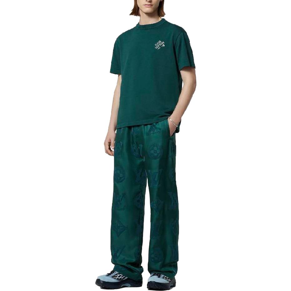 Louis Vuitton T Shirt Men's Green 1AF674