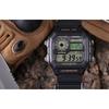 Casio Youth Series Square Dial Digital Retro Ten-Year Power Small Square Electronic 100M Waterproof Electronic Movement Resin Strap AE-1200WH-1B