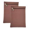 2Pcs Sew in Pocket with Zipper Clothes Inner Pocket Sturdy Practical Invisible Coat Inside Pockets for Robes Coats Jackets