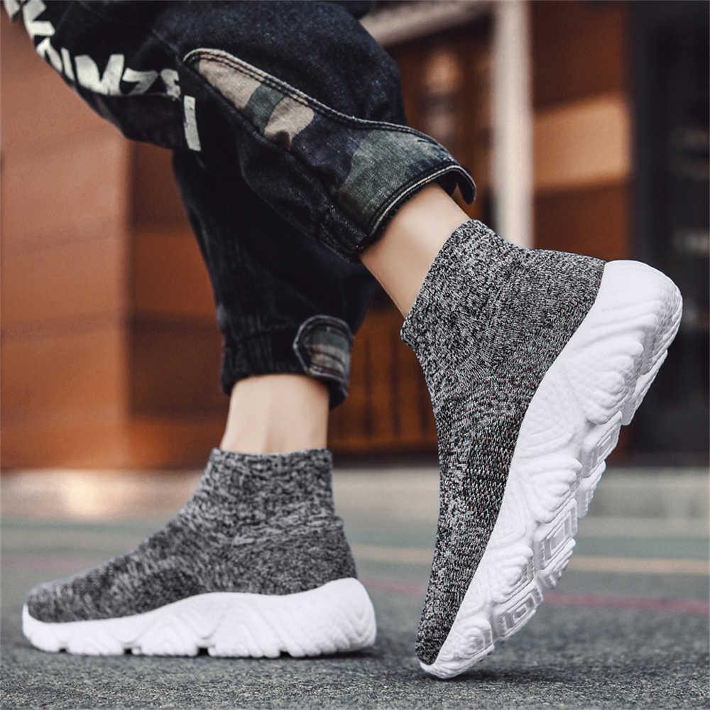 Fashion Autumn Non-slip Sole Sneakers High Quality Woven Silver Shoes Men Sports And Fitness Tenismasculine Excercise Sneekers