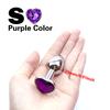 Stainless Steel Anal Plug Heart Shape 5 Sizes Crystal Anal Plug Removable Butt Plug Stimulator Anal Sex Toys Prostate Massager