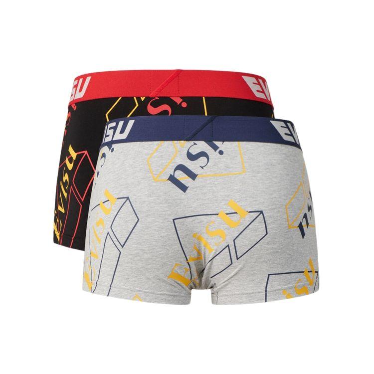 Evisu Logo Print Boxer Briefs 2-Pack Men underwear 2EAHTM1UW680TNCX