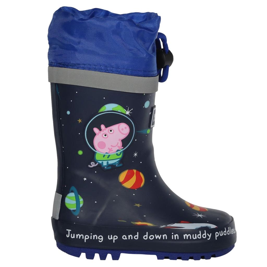 Regatta Childrens/Kids Peppa Pig Space Wellington Boots